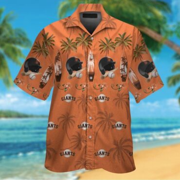 San Francisco Giants Short Sleeve Button Up Tropical Hawaiian Shirt Ver04