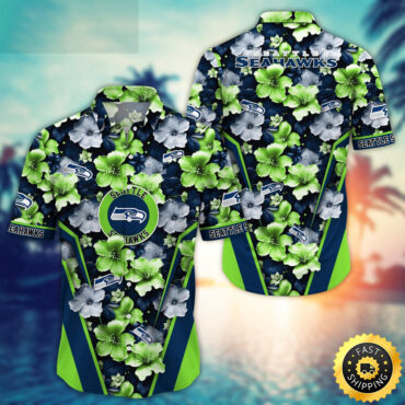 Seattle Seahawks Hawaii Shirt  Flower Tropical Getaway Shirts