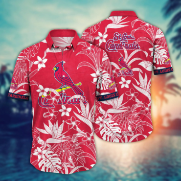 St. Louis Cardinals Mlb Hawaiian Shirt High Temperaturestime Aloha Shirt