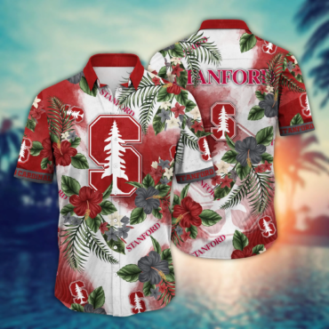 Stanford Cardinal Ncaa Hawaiian Shirt Beach Ballstime Aloha Shirt
