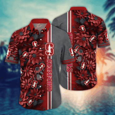 Stanford Cardinal Ncaa Hawaiian Shirt Custom Road Trips Aloha Shirt