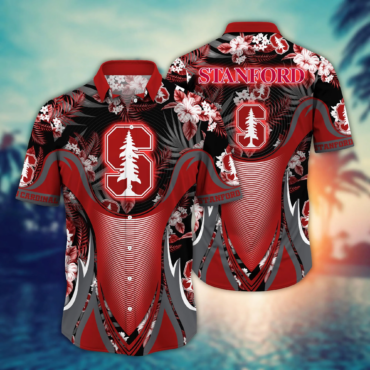 Stanford Cardinal Ncaa Hawaiian Shirt Flip Flops Aloha Shirt