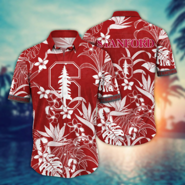 Stanford Cardinal Ncaa Hawaiian Shirt Parasols Time Aloha Shirt