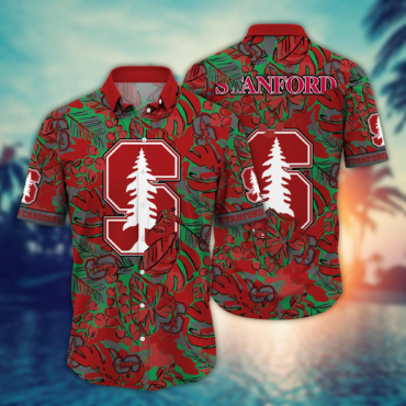 Stanford Cardinal Ncaa Hawaiian Shirt Road Trips Aloha Shirt