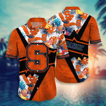 Syracuse Orange Ncaa Hawaiian Shirt Beach Days Aloha Shirt
