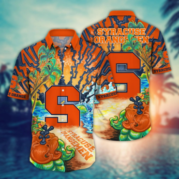 Syracuse Orange Ncaa Hawaiian Shirt Midsummertime Aloha Shirt