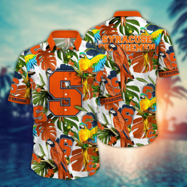 Syracuse Orange Ncaa Hawaiian Shirt Summer Campstime Aloha Shirt