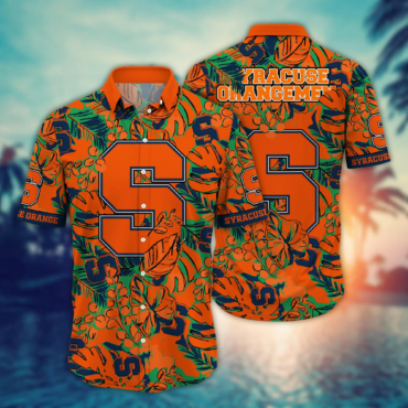 Syracuse Orange Ncaa Hawaiian Shirt Sunsets Aloha Shirt