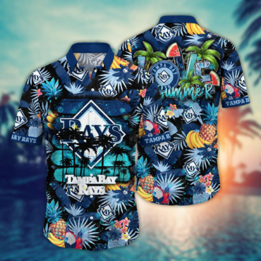Tampa Bay Rays Mlb Hawaiian Shirt Air Conditioningtime Aloha Shirt