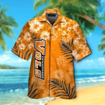 Tennessee Volunteers Short Sleeve Button Up Tropical Hawaiian Shirt Ver01