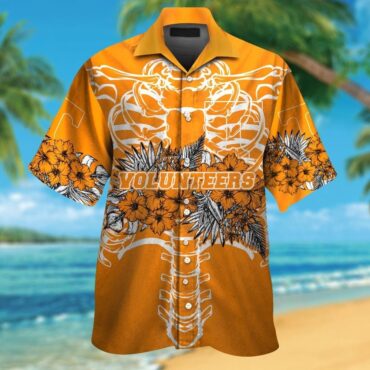 Tennessee Volunteers Short Sleeve Button Up Tropical Hawaiian Shirt Ver018