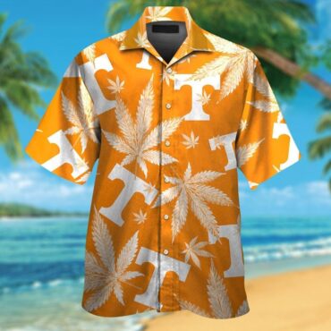 Tennessee Volunteers Short Sleeve Button Up Tropical Hawaiian Shirt Ver019