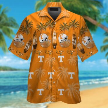 Tennessee Volunteers Short Sleeve Button Up Tropical Hawaiian Shirt Ver019