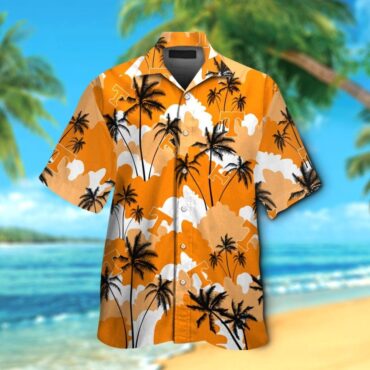 Tennessee Volunteers Short Sleeve Button Up Tropical Hawaiian Shirt Ver022