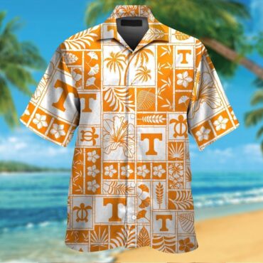 Tennessee Volunteers Short Sleeve Button Up Tropical Hawaiian Shirt Ver024
