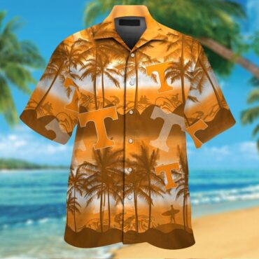 Tennessee Volunteers Short Sleeve Button Up Tropical Hawaiian Shirt Ver024