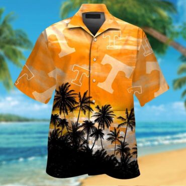 Tennessee Volunteers Short Sleeve Button Up Tropical Hawaiian Shirt Ver026