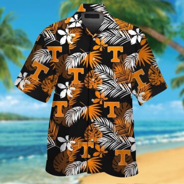 Tennessee Volunteers Short Sleeve Button Up Tropical Hawaiian Shirt Ver05