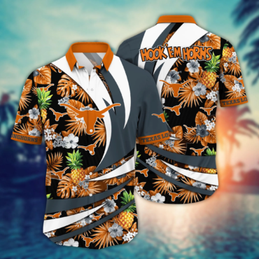 Texas Longhorns Ncaa Hawaiian Shirt Coconut Water Aloha Shirt