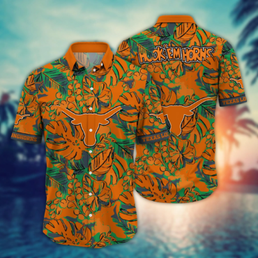 Texas Longhorns Ncaa Hawaiian Shirt Hammocks Aloha Shirt