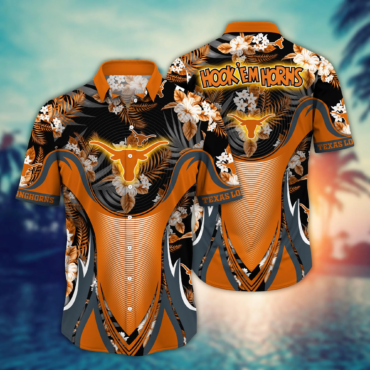 Texas Longhorns Ncaa Hawaiian Shirt Heat Aloha Shirt