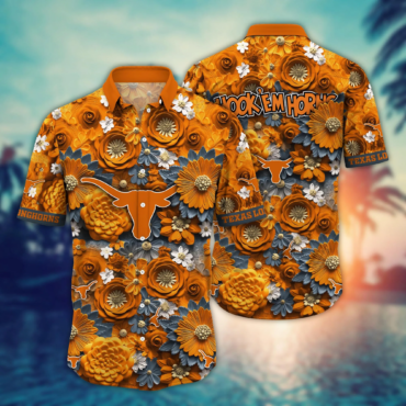 Texas Longhorns Ncaa Hawaiian Shirt Trending For This Summer Customize Shirt