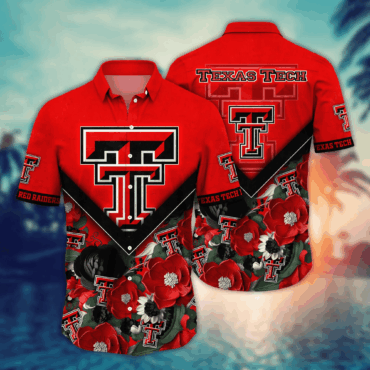 Texas Tech Red Raiders Ncaa Hawaiian Shirt Custom Vacation Spots Aloha Shirt