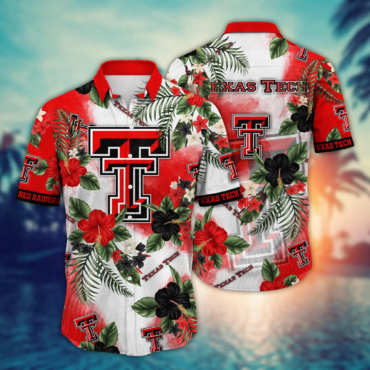 Texas Tech Red Raiders Ncaa Hawaiian Shirt Sunglassestime Aloha Shirt