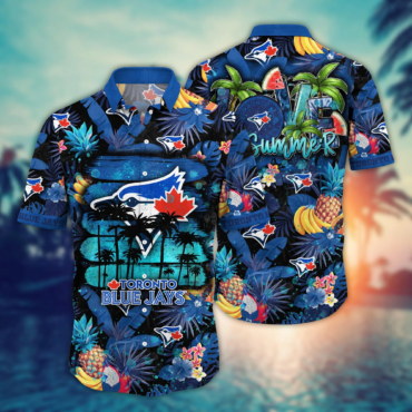 Toronto Blue Jays MLB Hawaiian Shirt Vacation Time Aloha Shirt