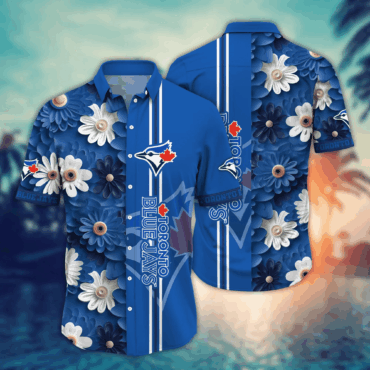 Toronto Blue Jays MLB Hawaiian Shirt Warm Breezes Aloha Shirt