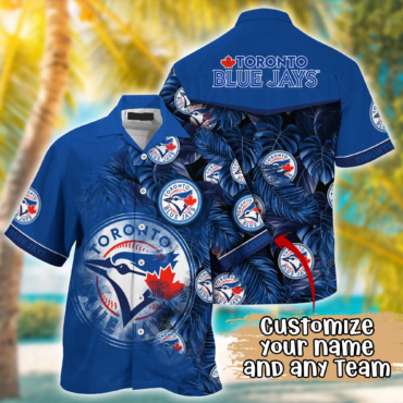 Toronto Blue Jays MLB Summer Hawaii Shirt And Tshirt Custom Aloha Shirt