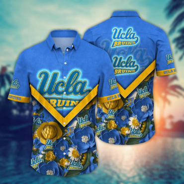 Ucla Bruins Ncaa Hawaiian Shirt Custom Sun Up Aloha Shirt