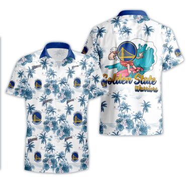 Golden State Warriors Hawaiian Shirt