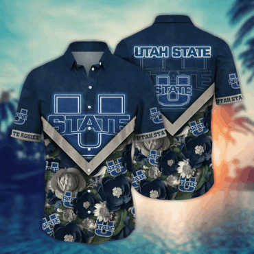 Utah State Aggies Ncaa Hawaiian Shirt Custom Popsicles Aloha Shirt