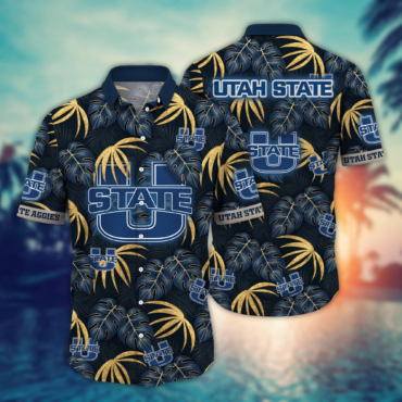 Utah State Aggies Ncaa Hawaiian Shirt Respite Aloha Shirt