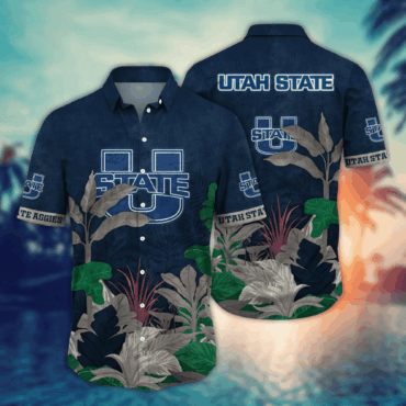 Utah State Aggies Ncaa Hawaiian Shirt Summery Aloha Shirt
