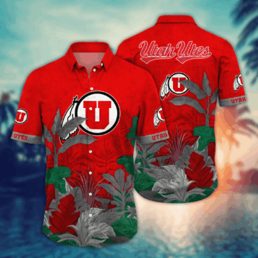 Utah Utes Ncaa Hawaiian Shirt Summer Camps Aloha Shirt
