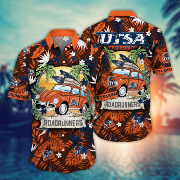Utsa Roadrunners Ncaa Hawaiian Shirt Traveltime Aloha Shirt