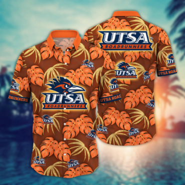Utsa Roadrunners Ncaa Hawaiian Shirt Vacation Time Aloha Shirt