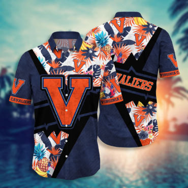 Virginia Cavaliers Ncaa Hawaiian Shirt Camping Aloha Shirt