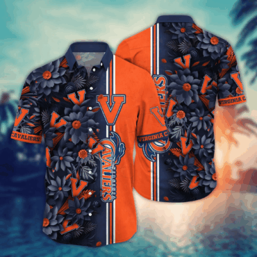 Virginia Cavaliers Ncaa Hawaiian Shirt Custom Long Days Aloha Shirt