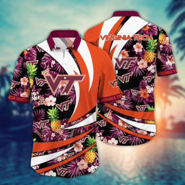 Virginia Tech Hokies Ncaa Hawaiian Shirt Barbecues Aloha Shirt