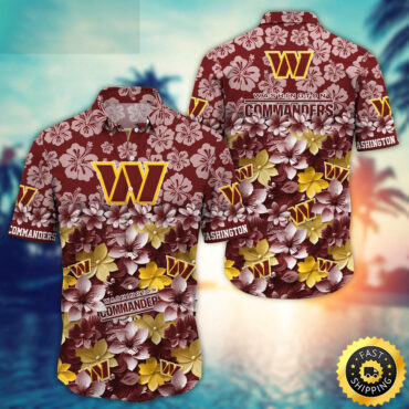 Washington Commanders Hawaii Shirt Trending Summer For NFL Fans
