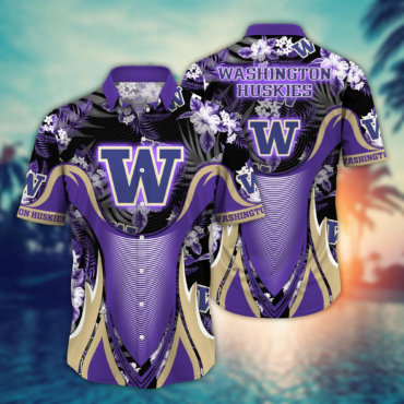 Washington Huskies Ncaa Hawaiian Shirt Long Days Aloha Shirt