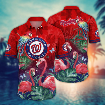 Washington Nationals MLB Hawaiian Shirt Sunning Aloha Shirt