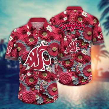 Washington State Cougars Ncaa Hawaiian Shirt Trending For This Summer Customize Shirt