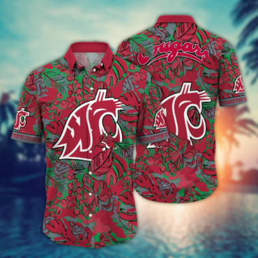 Washington State Cougars Ncaa Hawaiian Shirt Water Sports Aloha Shirt