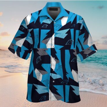 Carolina Panthers Short Sleeve Button Up Tropical Hawaiian Shirt Ver08