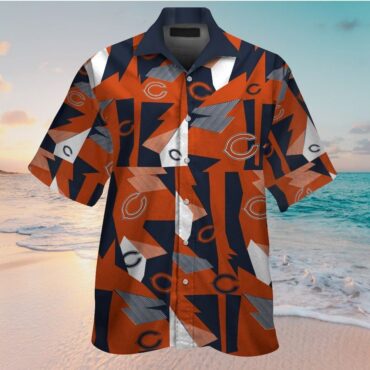 Chicago Bears Short Sleeve Button Up Tropical Hawaiian Shirt Ver08