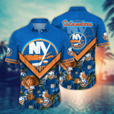 New York Islanders NHL Hawaiian Shirt Custom Hot Sands Aloha Shirt